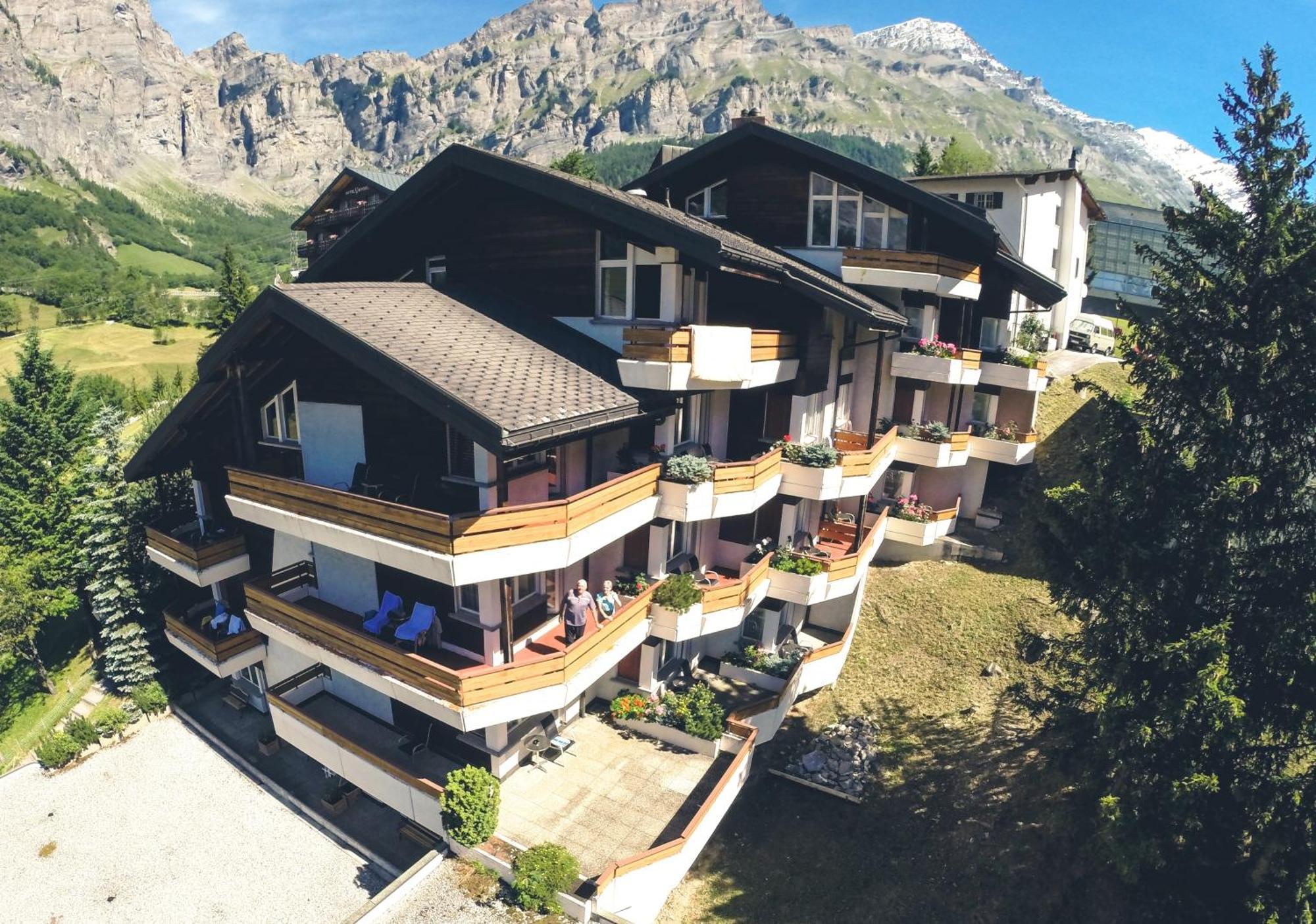 Hotel Alpenblick-Leukerbad-Therme Exteriér fotografie