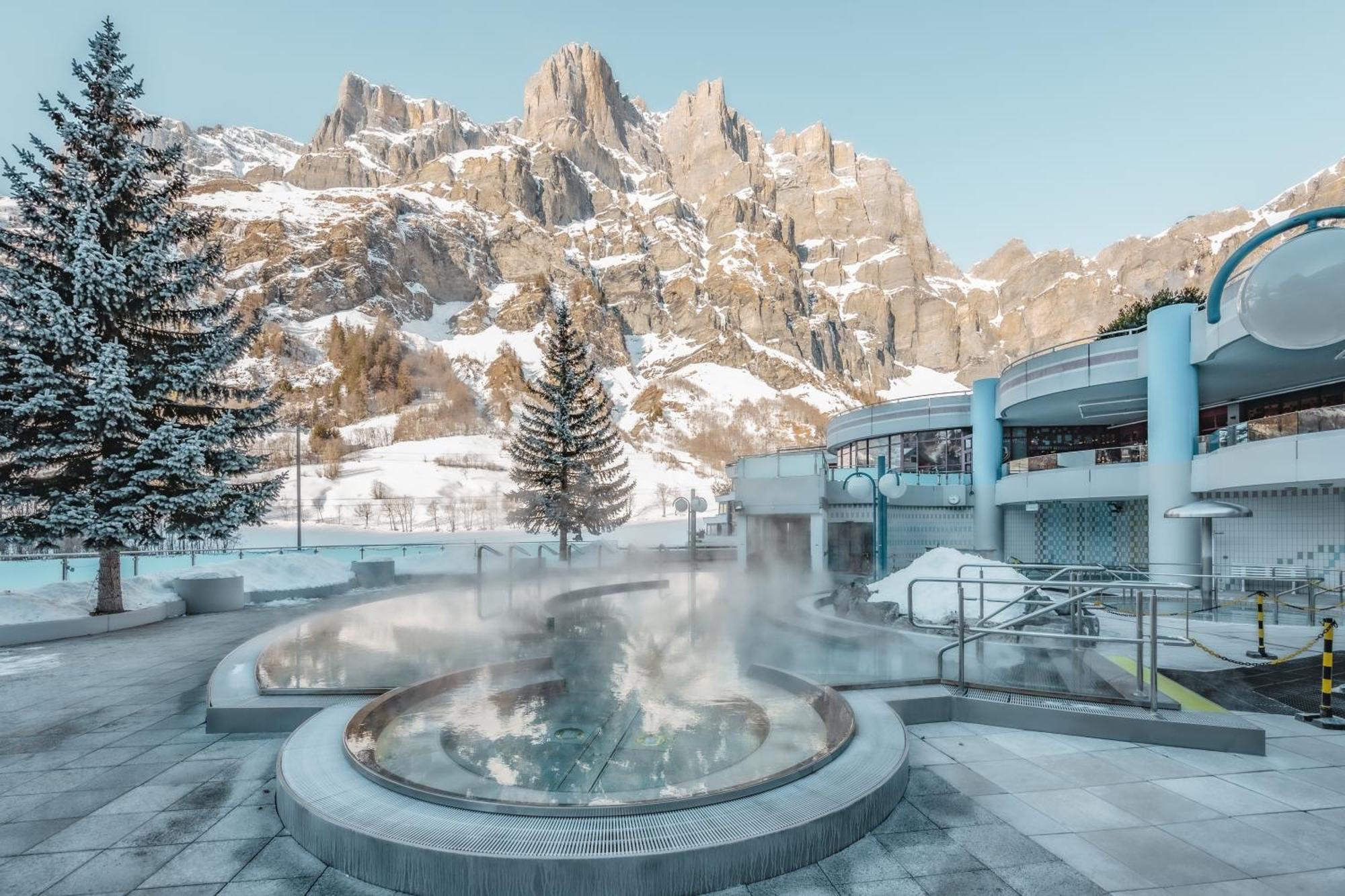 Hotel Alpenblick-Leukerbad-Therme Exteriér fotografie